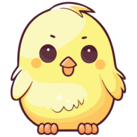 Transparent cute chick design png