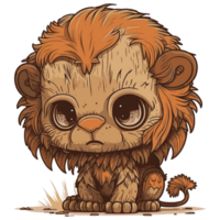 Lion cool et Frais conception pour T-shirt png