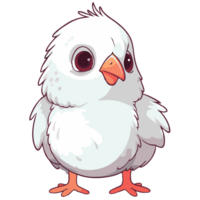 Adorable chick with clear background png
