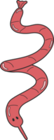 Cute snake balloon isolated on transparent background. png