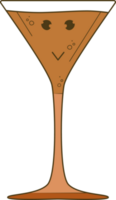 carino birra tazza isolato su trasparente sfondo. piatto clipart illustrazione. png