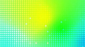 3D abstract digital technology animated green light particles on green gradient background. video