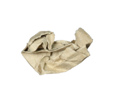 brown paper ball on transparent background png file