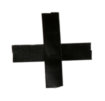 schwarz Band Aufkleber auf transparent Hintergrund png Datei