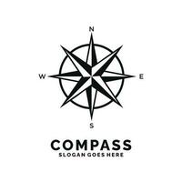 Compass logo design vector illustration