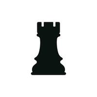 Rock chess icon isolated on white background vector