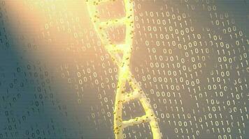 Genetic algorithm technology concept animation. video