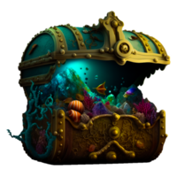 opened treasure chest png