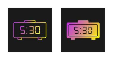 Digital Clock Vector Icon