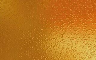 Luxury water bubble background. Transparent bubble drops on smooth gold gradient background. Smooth gold water bubbles. Suitable for poster, cover, presentation, etc. photo