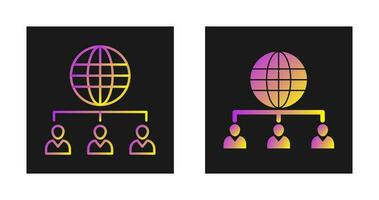 Web ClientServer Vector Icon