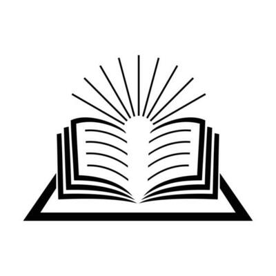 book logo template design. education icon, sign and symbol.