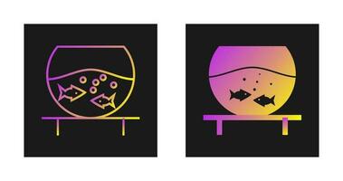 Fish Bowl Vector Icon