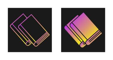 icono de vector de libros