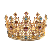 diamante corona ai generado png