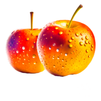 two fresh apple png