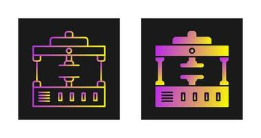 Machine Press Vector Icon