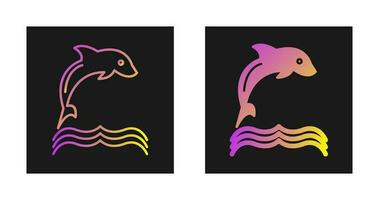 Dolphin Vector Icon