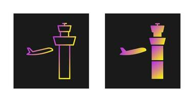 Air Control Tower Vector Icon