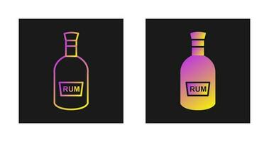 Bottle of Rum Vector Icon