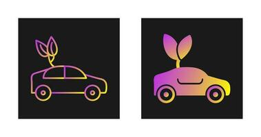 Eco friendly Car Vector Icon