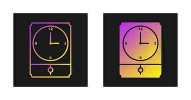 icono de vector de reloj grande