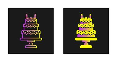 Birthday Cake Vector Icon