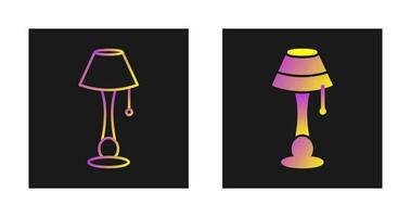 Lamp with stand Vector Icon