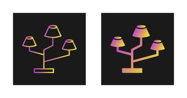 Lamps Stand Vector Icon