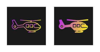 icono de vector de helicóptero