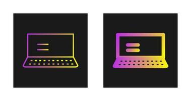 icono de vector de laptop