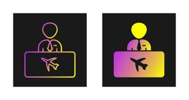 Flight Information Vector Icon