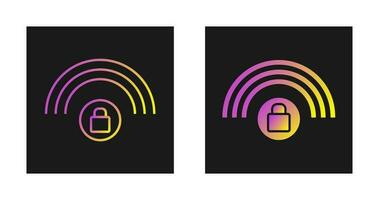 Protected Wifi Vector Icon