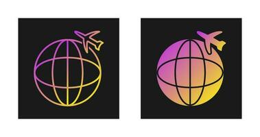 International Flights Vector Icon