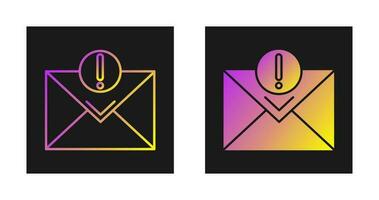 Urgent Mail Vector Icon