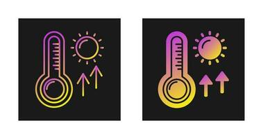 High Temperatures Vector Icon