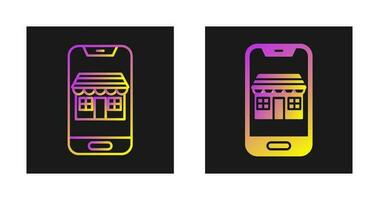 Mobile Store Vector Icon