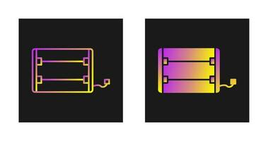 Electric Heater Vector Icon