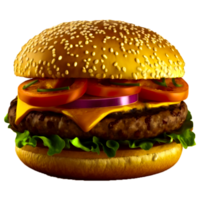 Doppio formaggio hamburger png