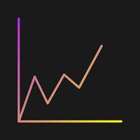 Graph Vector icon