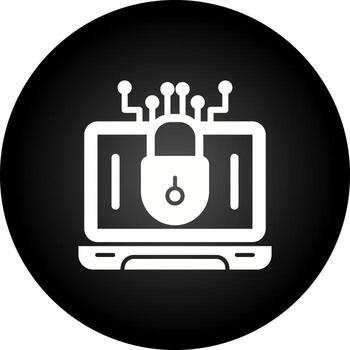 Hacking Line Icon vector