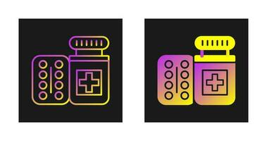 Pills Bottle Vector Icon