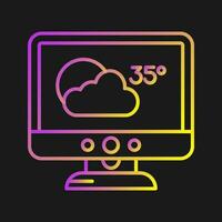 Weather Forecast Vector icon