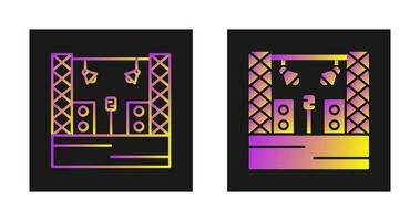 Stage Vector Icon
