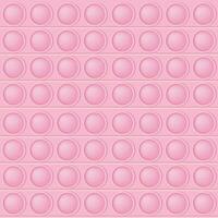 Pink seamless pattern as a popping toy. Addictive anti-stress toy in bright color. Vector illustration in square format suitable for bunner.