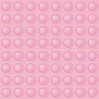 Pink seamless pattern as a popping toy. Addictive anti-stress toy in bright color. Vector illustration in square format suitable for bunner.