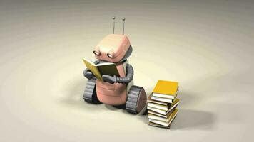 Machine Learning technology, artificial intelligence program. video