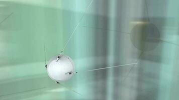 1957 Sputnik 1  first artificial earth satellite, space. video