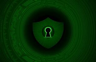 Modern Cybersecurity Technology Background with shield vector