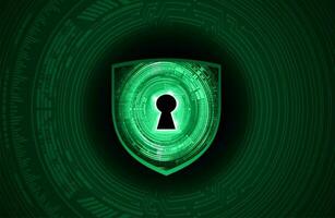 Modern Cybersecurity Technology Background with shield vector